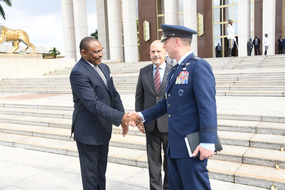 AFRICOM Commander visits Cameroon President