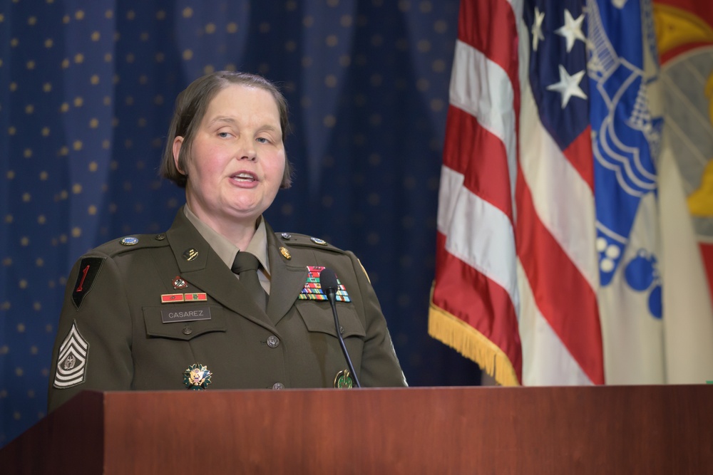 Casarez becomes agency senior enlisted leader as Dyer exits