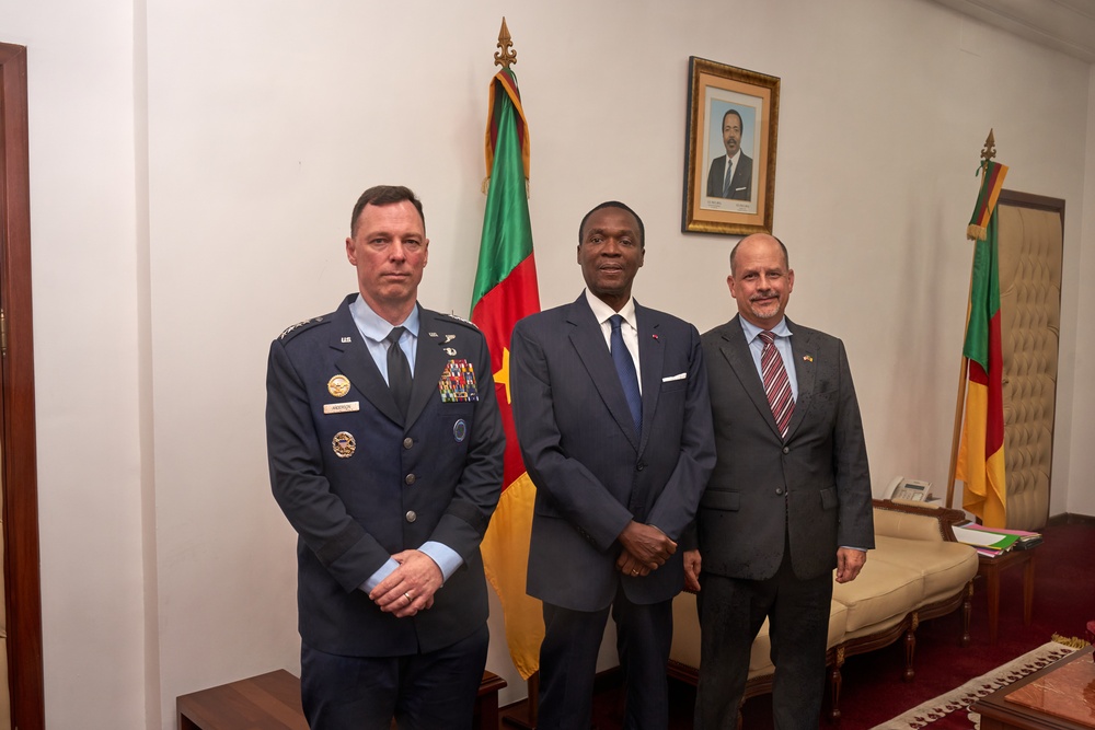 AFRICOM Commander visits Cameroon Minister of Defense