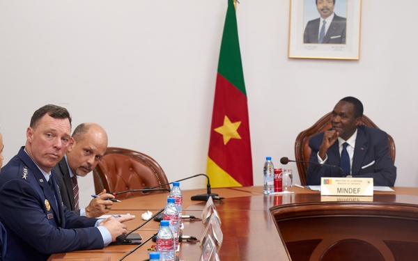 AFRICOM Commander visits Cameroon Minister of Defense