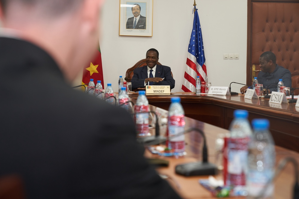 AFRICOM Commander visits Cameroon Minister of Defense