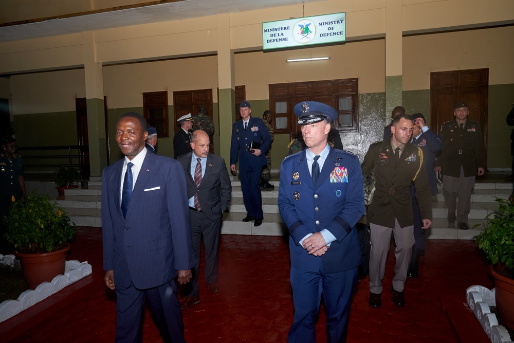 AFRICOM Commander visits Cameroon Minister of Defense