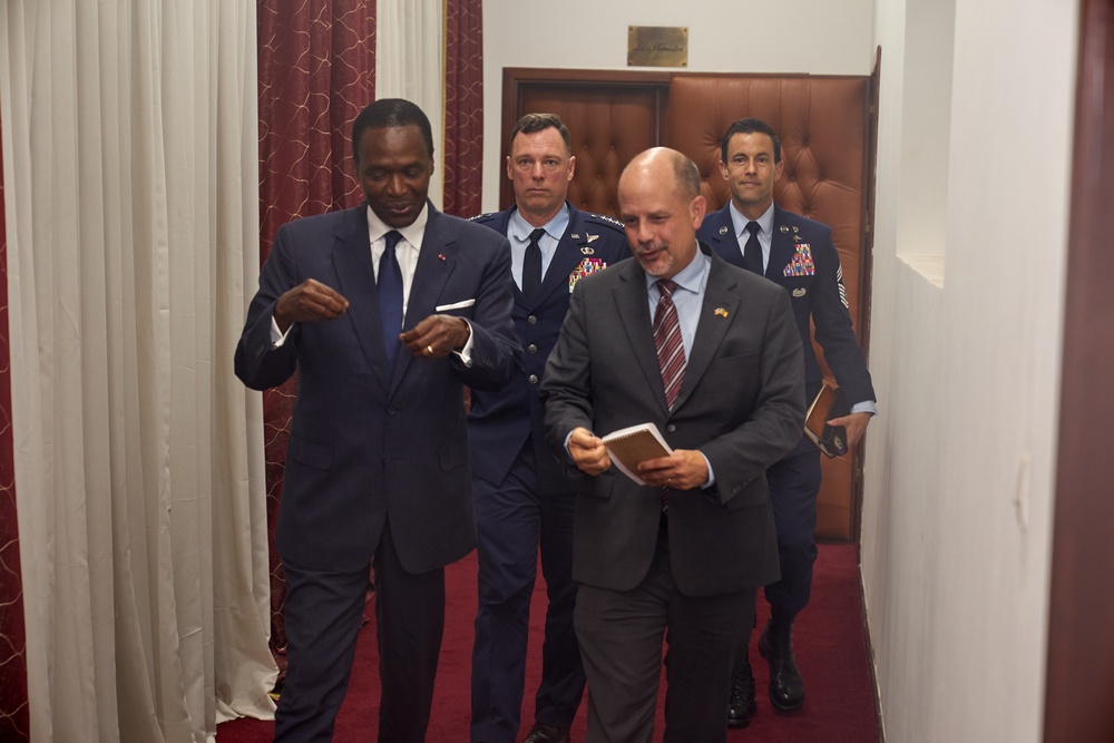 AFRICOM Commander visits Cameroon Minister of Defense