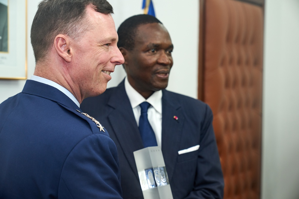 AFRICOM Commander visits Cameroon Minister of Defense