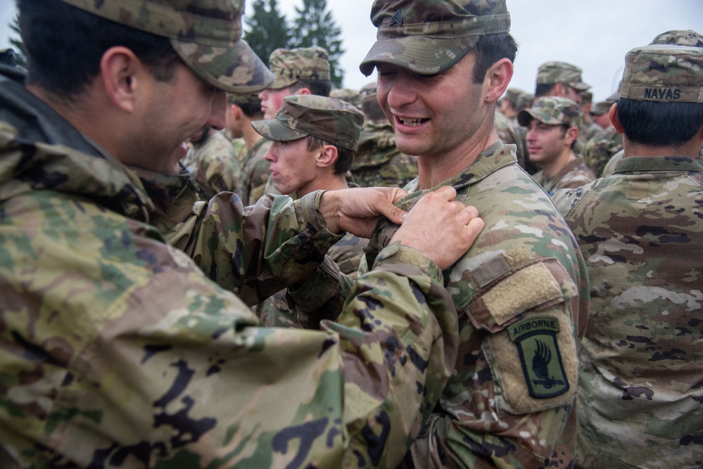 E2B with 173rd Airborne Brigade - Graduation