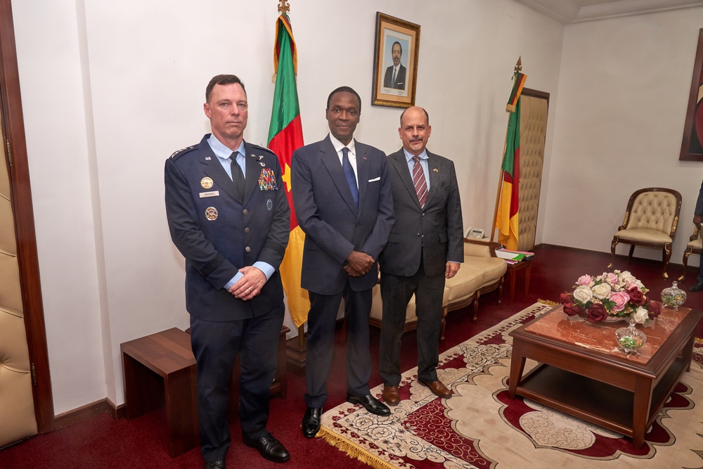 AFRICOM Commander visits Cameroon Minister of Defense