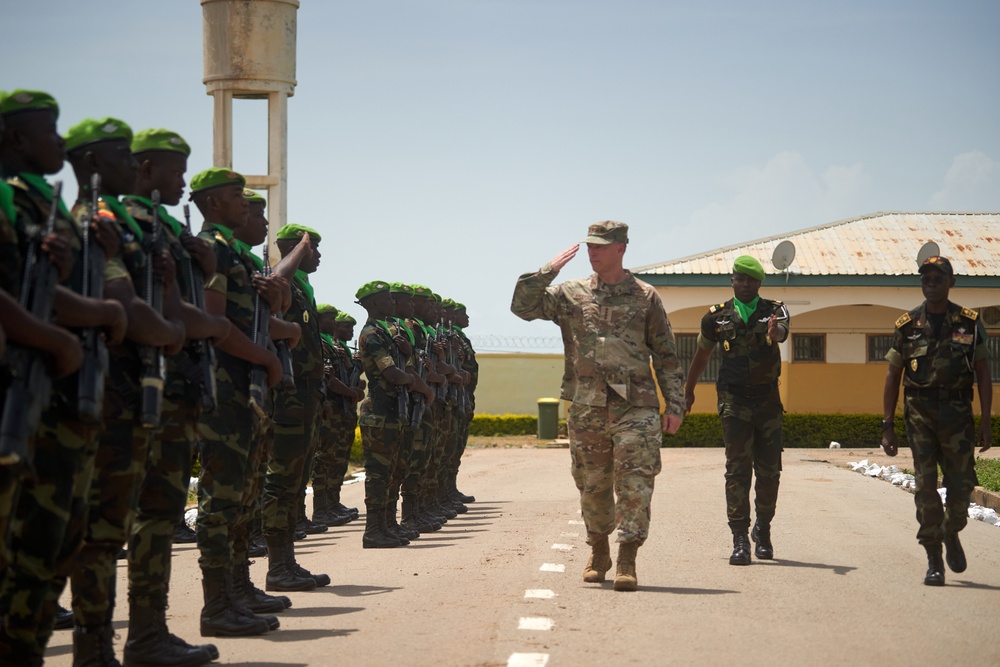 AFRICOM Commander visits Cameroon Military base in Maroua