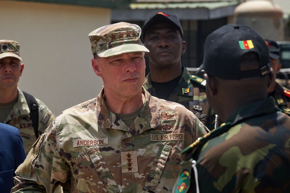 AFRICOM Commander visits Cameroon Military base in Maroua