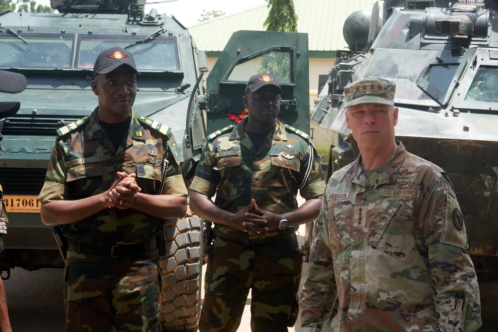 AFRICOM Commander visits Cameroon Military base in Maroua
