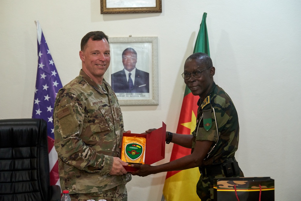 AFRICOM Commander visits Cameroon Military base in Maroua