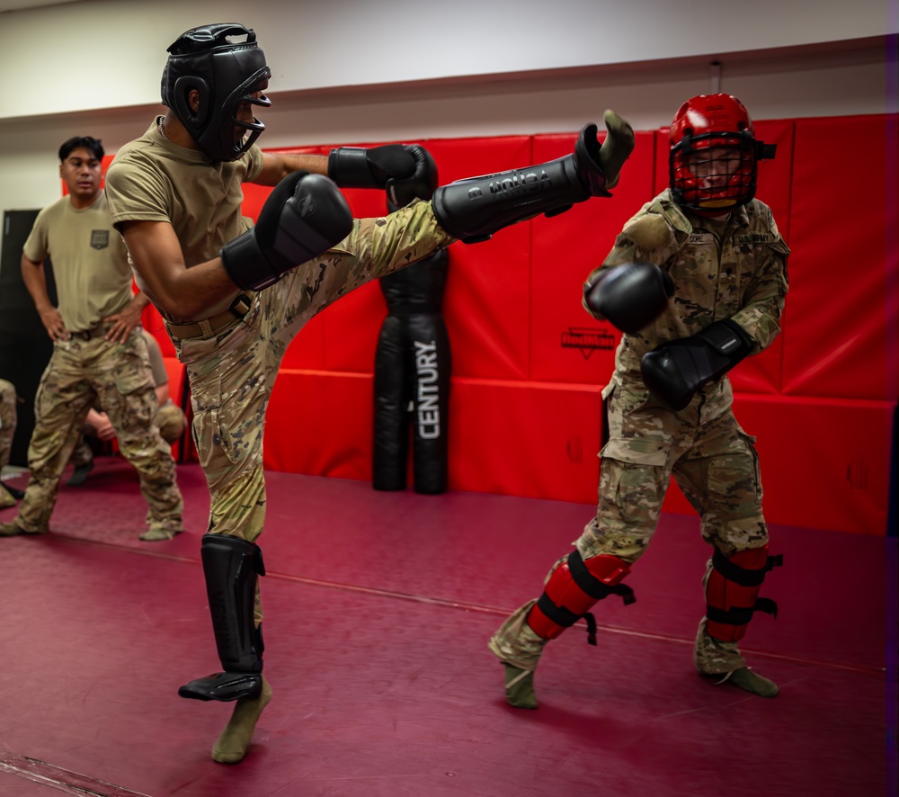 TNNG Soldiers practice combatives