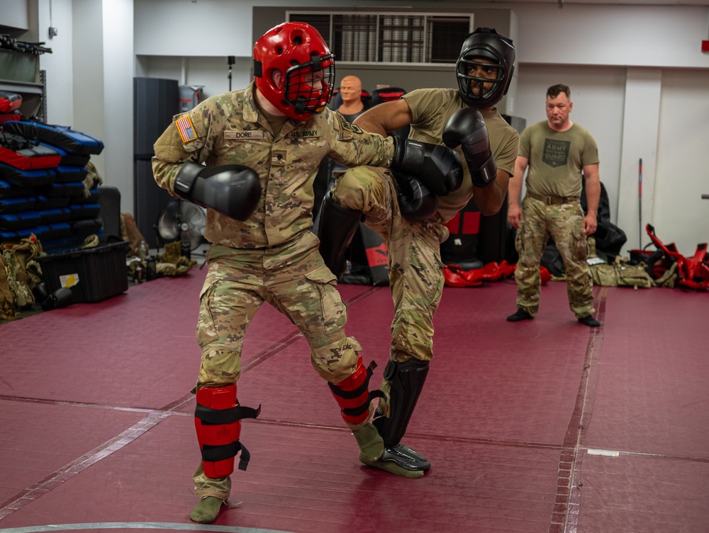 TNNG Soldiers practice combatives