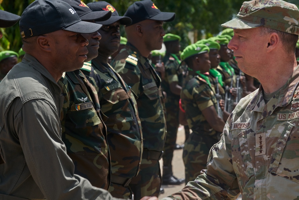 AFRICOM Commander visits Cameroon Military base in Maroua