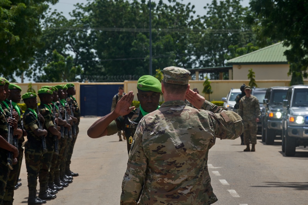 AFRICOM Commander visits Cameroon Military base in Maroua