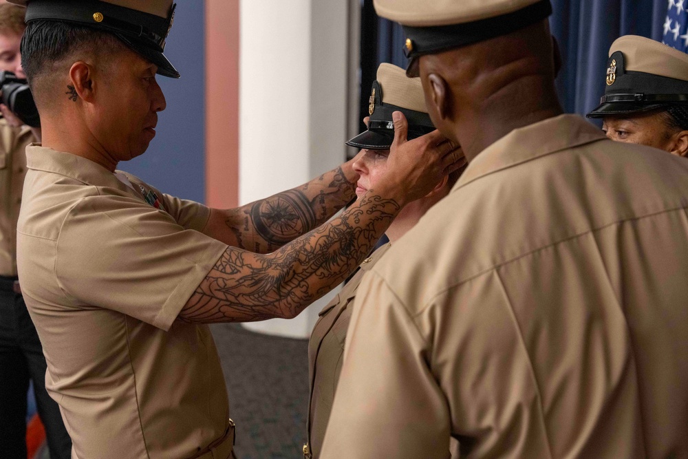 NCR Hosts Chief Pinning Ceremony