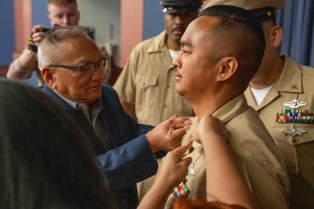 NCR Hosts Chief Pinning Ceremony