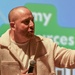 Kevin Hines speaks to Air Commandos about suicide prevention