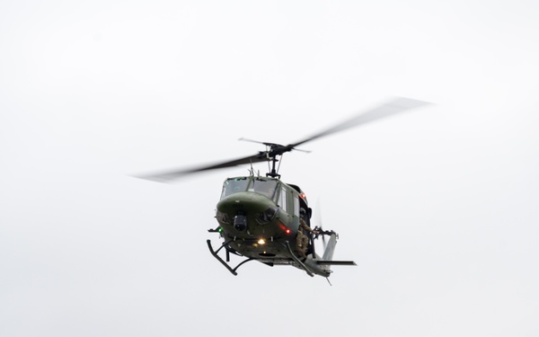 Gameball flies; Minot AFB brings airpower to Minot North Highschool kickoff