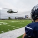 Gameball flies; Minot AFB brings airpower to Minot North Highschool kickoff