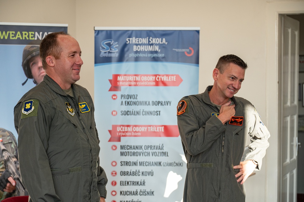307th BW support NATO Days, engage with Ostrava students