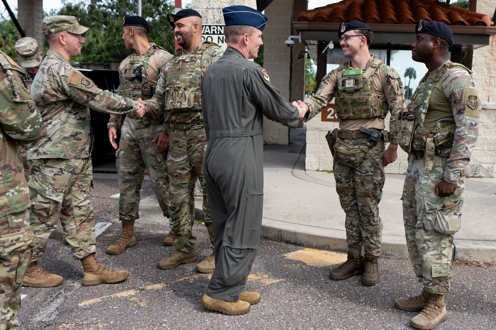 21st AF and USAF EC command team tours MacDill AFB