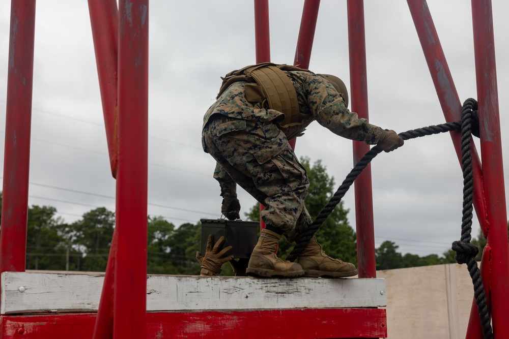 2nd Combat Readiness Regiment Supply Company Leadership Reaction Course