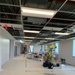 Office after being gutted with new configuration taking shape.
