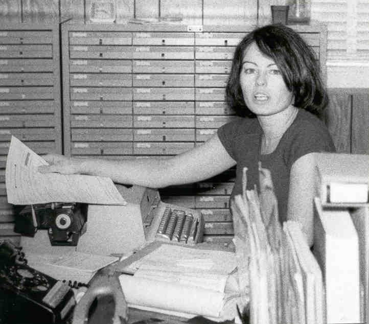Handwritten audit reports were typed by the administrative staff.
