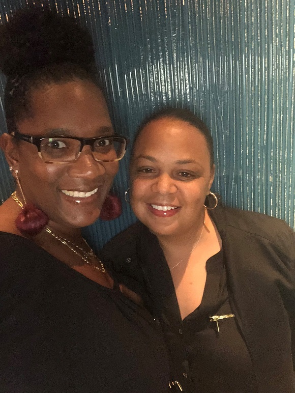 Ms. Robateau (left) and Ms. Jones (right)