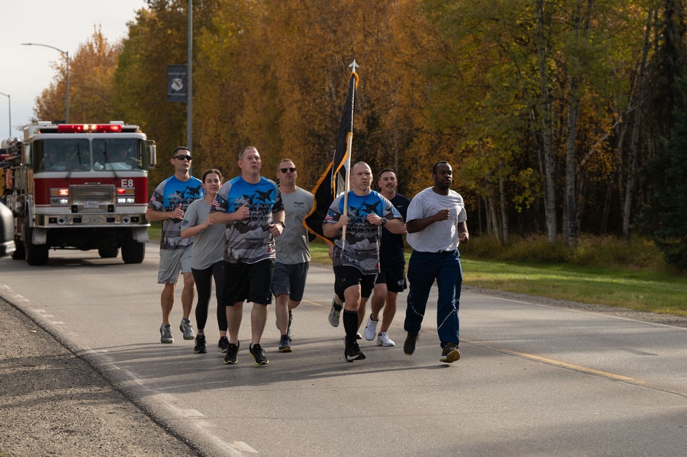 Eielson holds 24 hour POW/MIA run