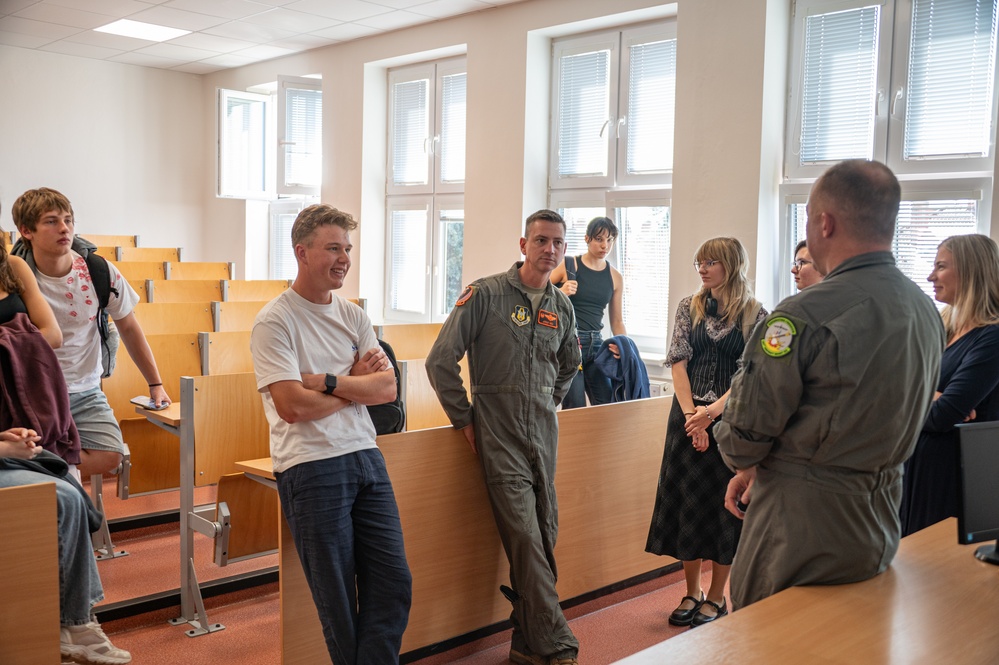 307th BW supports NATO Days, engages with Ostrava students