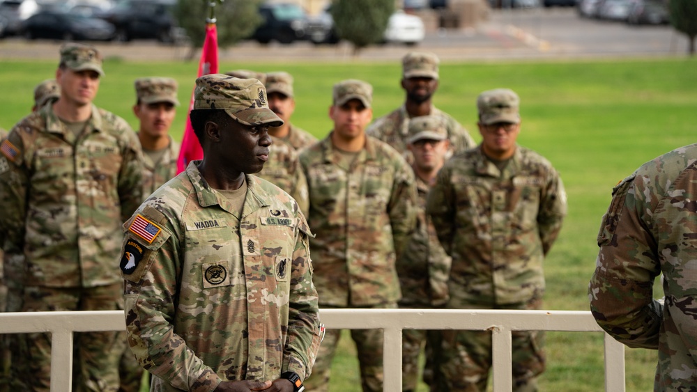 704th Brigade Support Battalion change of responsibility ceremony
