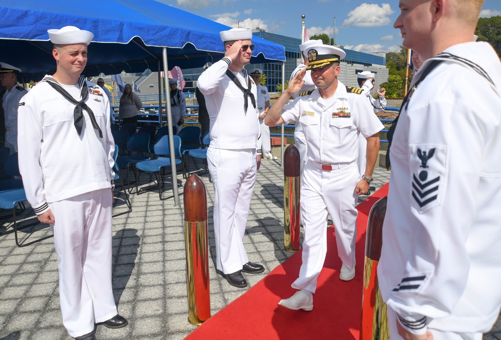 Historic Ship Nautilus and Submarine Force Museum holds Change of Charge Ceremony