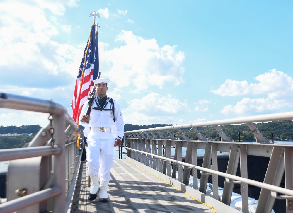 Historic Ship Nautilus and Submarine Force Museum Holds Change of Charge Ceremony