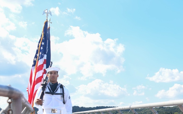 Historic Ship Nautilus and Submarine Force Museum Holds Change of Charge Ceremony