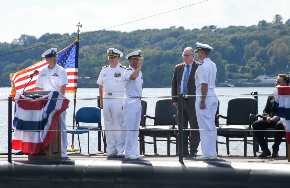 Historic Ship Nautilus and Submarine Force Museum Holds Change of Charge Ceremony