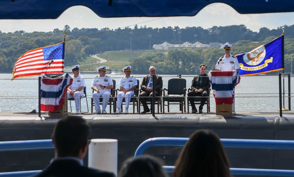 Historic Ship Nautilus and Submarine Force Museum Holds Change of Charge Ceremony