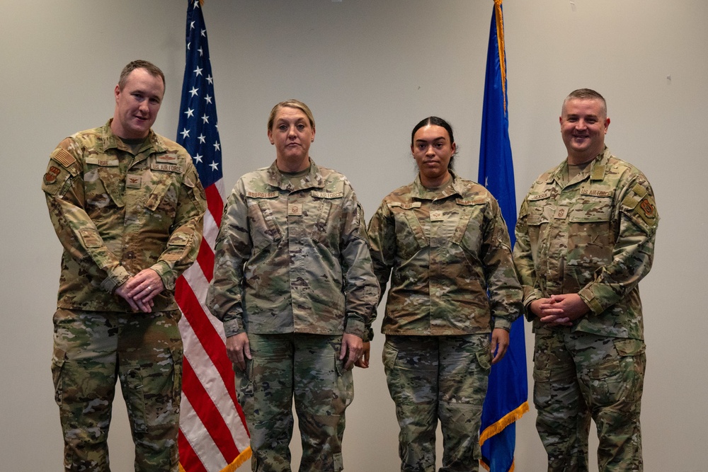 Wing leaders recognize award winners, outstanding performers