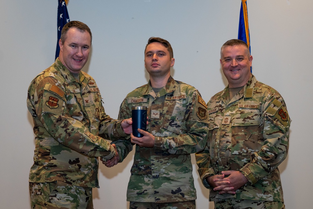 Wing leaders recognize award winners, outstanding performers