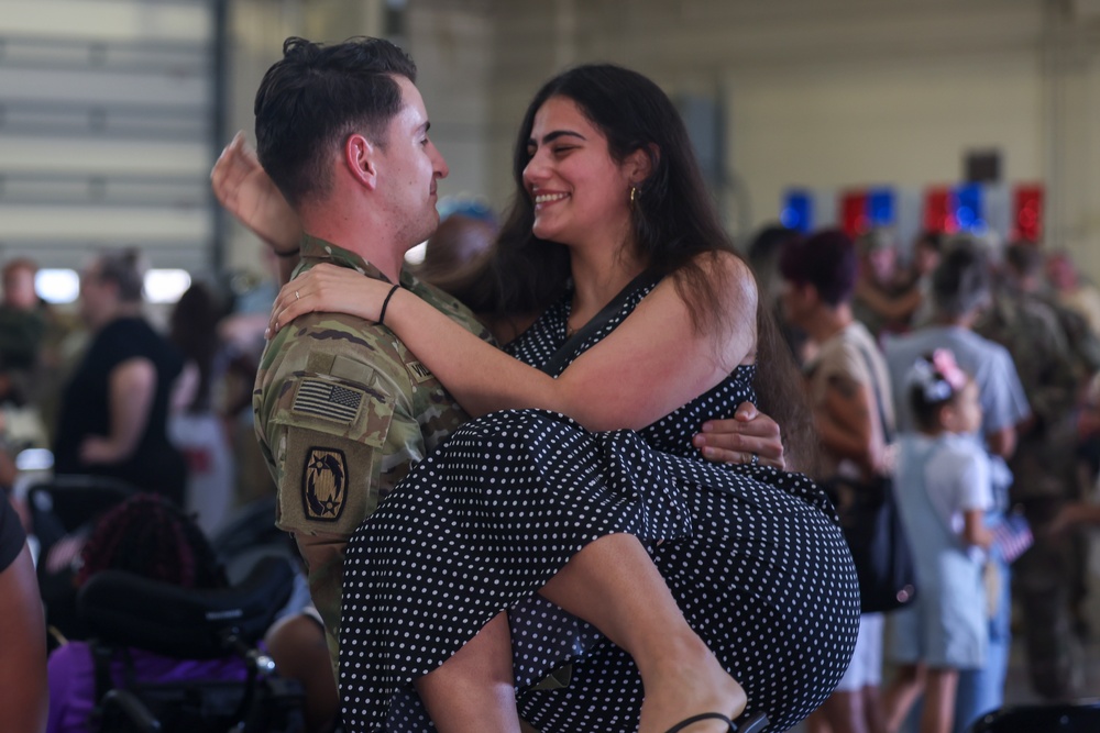 1-44 ADA Returns Home to Fort Hood After Successful