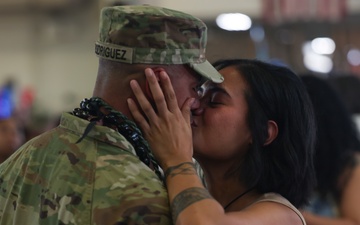 1-44 ADA Returns Home to Fort Hood After Successful