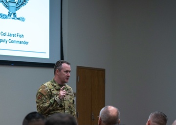 Wing leadership highlights priorities, GPC during commander’s calls