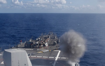USS Roosevelt (DDG 80) Conducts Live-Fire Gunnery Exercise