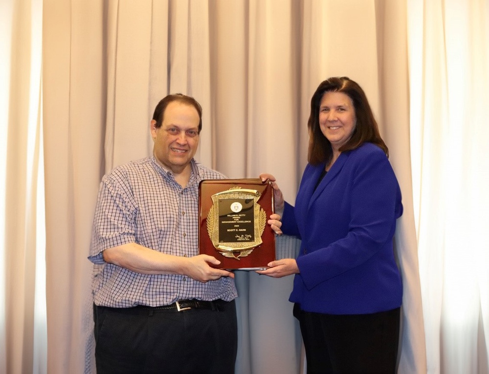 The William B. Petty Award was awarded to Mr. Scott Hahn