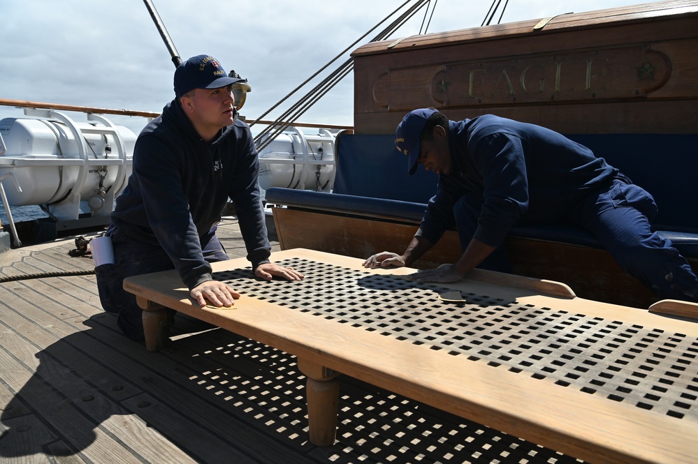 Coast Guard Cutter Eagle completes phase two training cycle