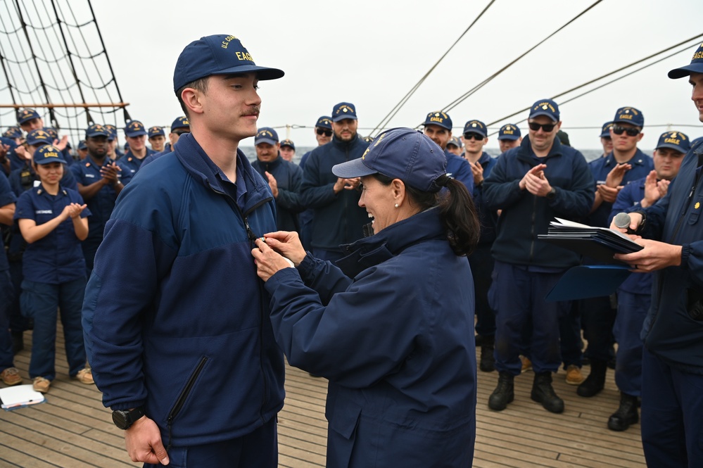 Coast Guard Cutter Eagle completes phase two training cycle