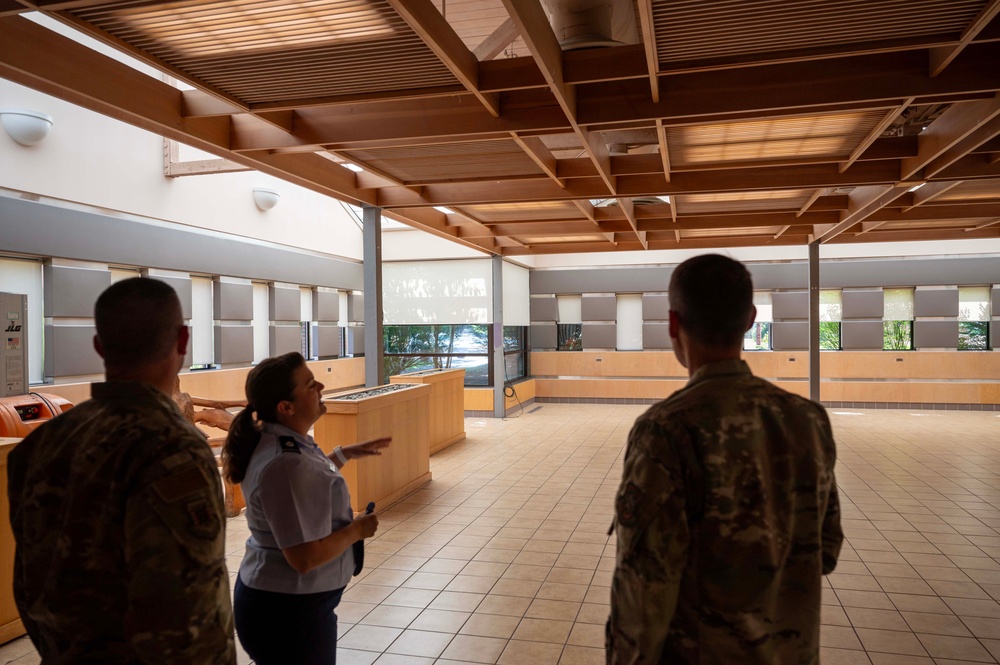 U.S. Air Force Expeditionary Center Commander Visits Olympic Dining Facility U.S. Air Force Expeditionary Center Commander Visits Olympic Dining Facility