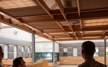 U.S. Air Force Expeditionary Center Commander Visits Olympic Dining Facility