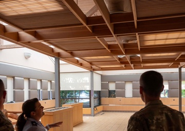U.S. Air Force Expeditionary Center Commander Visits Olympic Dining Facility