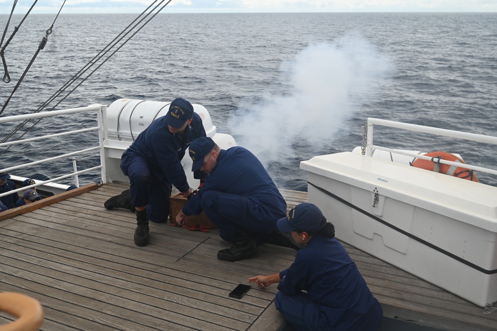 Coast Guard Cutter Eagle completes phase two training cycle